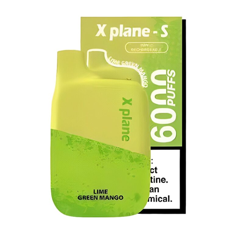 X PLANE Disposable Vape 6000 Puffs - Lime Green Mango - Vapestore.To ...